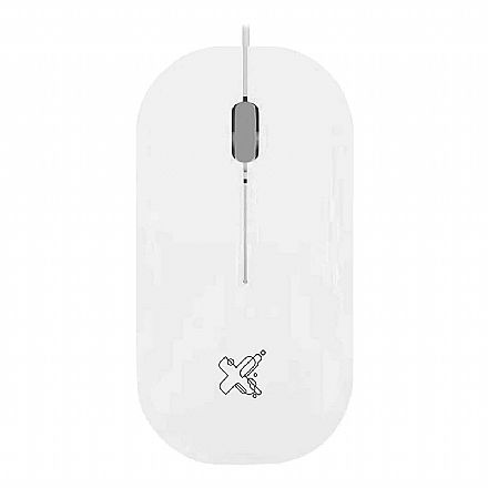 Mouse - Mouse USB Maxprint Surface - 1200dpi - Branco - 60000135