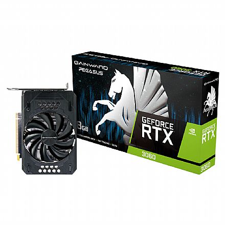 Placa de Vídeo - GeForce RTX 3060 8GB GDDR6 128bits - Pegasus Series - Gainward NE63060019P1-190AE