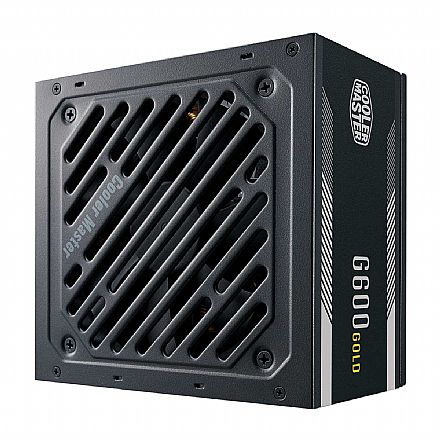 Fonte - Fonte 600W Cooler Master G600 - PFC Ativo - Eficiência 90% - 80 PLUS® Gold - MPW-6001-ACAAG-BR