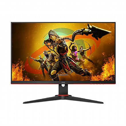 Monitor - Monitor Gamer 27" AOC Viper 27G2SE - Full HD VA - FreeSync Premium Pro - 165Hz - 1ms - HDMI/DisplayPort/VGA