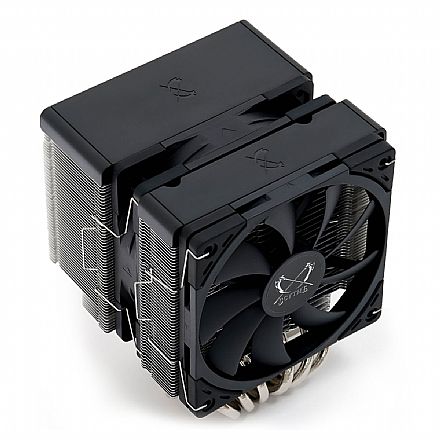 Cooler CPU - Cooler para Processador Scythe Fuma 3 - Intel / AMD - Suporte AM5 e LGA 1700 - SCFM-3000