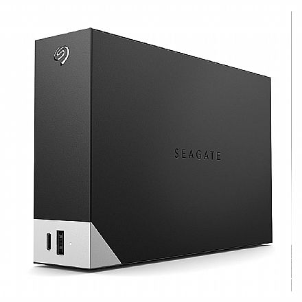 HD Externo - HD Externo 18TB Seagate One Touch - HUB USB 3.0 - STLC18000402 - Preto