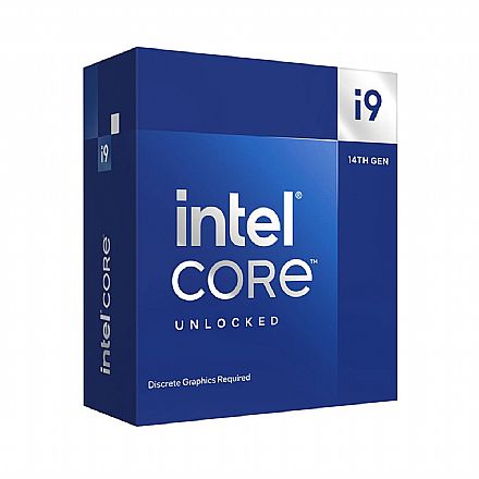 Processador Intel - Intel® Core i9 14900KF - LGA 1700 - 3.2GHz (Turbo 6GHz) - Cache 36MB - 14ª Geração - BX8071514900KF