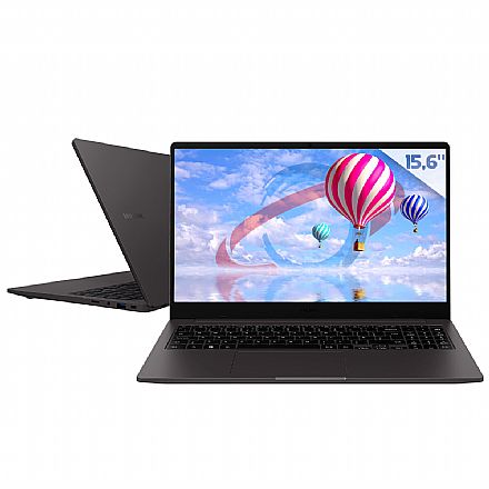 Notebook - Notebook Samsung Book 2 - Intel i5 1235U, RAM 32GB, SSD 2TB, Tela 15.6" Full HD IPS, Rede RJ45, Windows 11 - NP550XED-KF2BR