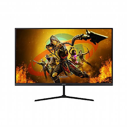 Monitor - Monitor Gamer 23.8" Acer Nitro QG240Y - Full HD VA - FreeSync - 180Hz - 1ms - HDR - HDMI/DisplayPort