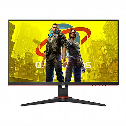 Monitor - Monitor Gamer 23.8" AOC Viper 24G2SE - Full HD VA - FreeSync Premium Pro - 165Hz - 1ms - HDMI/DisplayPort/VGA