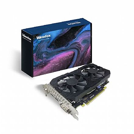 Placa de Vídeo - Placa de Vídeo AMD Radeon RX 580 16GB GDDR5 256bits - Winnfox RX580-16GD5