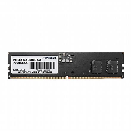 Memória para Desktop - Memória 16GB DDR5 5600MHz Patriot Signature - CL46 - PSD516G560081