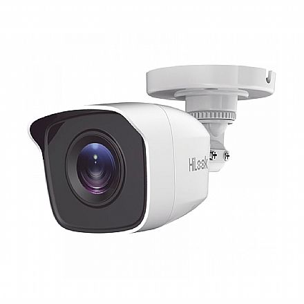 Segurança CFTV - Câmera de Segurança Bullet HiLook THC-B120-P - Lente 2.8mm - Infravermelho - Full HD - Proteção contra chuva IP66