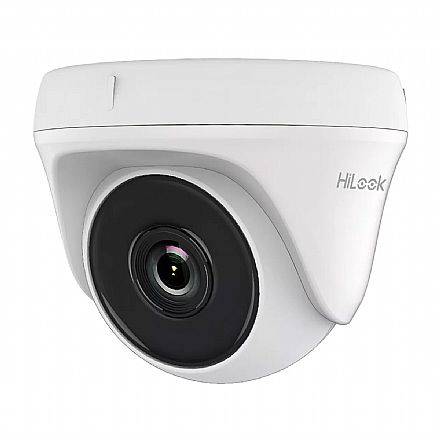 Segurança CFTV - Câmera de Segurança Dome HiLook THC-T120-P - Lente 2.8mm - Infravermelho - Full HD