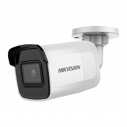 Segurança CFTV - Câmera de Segurança IP Externa Hikvision DS-2CD2021G1-I - Bullet - Full HD - Proteção contra chuva IP67