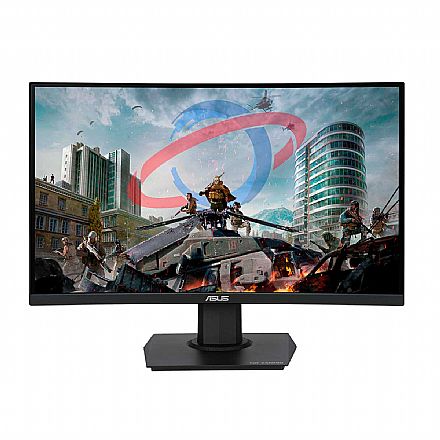 Monitor - Monitor Gamer 23.6" Asus VG24VQE TUF Gaming Curvo - Full HD VA - 165Hz - 1MS - FreeSync - HDMI/DisplayPort