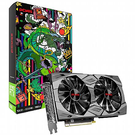 Placa de Vídeo - GeForce RTX 3060 12GB GDDR6 192 bits - Graffiti Series - PCYes PGS3060FS192