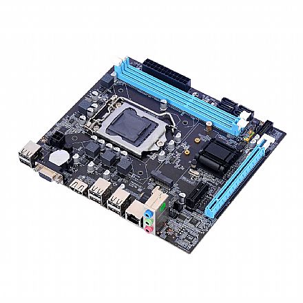 Placa Mãe para Intel - Placa Mãe Bluecase BMBH61-G2HG-M2 REV 2.0 - (LGA 1155 DDR3) - Chipset Intel H61 - Slot M.2 - Micro ATX - OEM