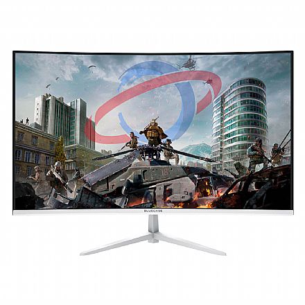 Monitor - Monitor Gamer 23.8" Bluecase Gamersync II Curvo - Full HD VA - 1ms - 180Hz - Adaptive Sync - HDMI/DisplayPort - Branco - BM24FFD2GCW