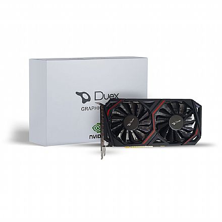 Placa de Vídeo - GeForce GTX 1660 6GB GDDR5 192bits - Duex - DX GTX1660-6GD5