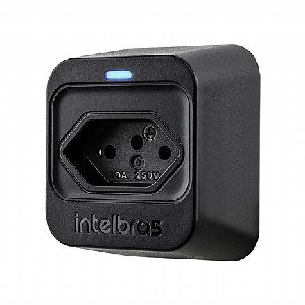 Filtro de linha - Protetor Contra Raios Intelbras EPS 301 - 10A - DPS - Preto