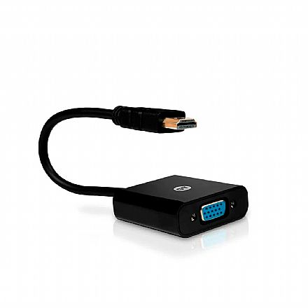 Cabo & Adaptador - Cabo Adaptador Conversor HDMI para VGA - 25cm - Goldentec 54984