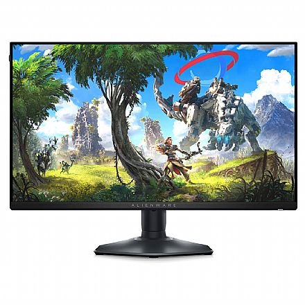 Monitor - Monitor Gamer 24.5" Dell Alienware AW2523HF - Full HD IPS - 360Hz - 1ms - FreeSync Premium - HUB USB 3.0 - DisplayPort/HDMI