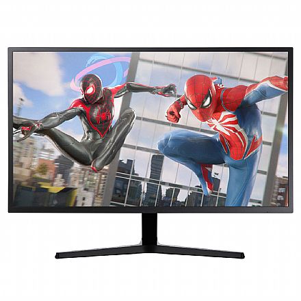 Monitor - Monitor Gamer 32" Samsung UJ59 - 4K Ultra HD - Painel VA - 60Hz - 4ms - 138% sRGB - FreeSync - HDMI/DisplayPort - LU32J590UQLMZD