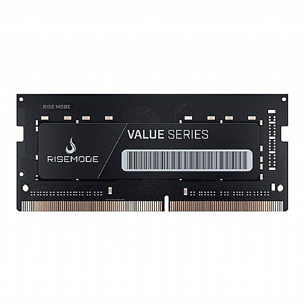Memória para Notebook - Memória SODIMM 16GB DDR4 2666MHz Rise Mode Value - para Notebook - CL17 - RM-D4-16G-2666VN