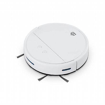 Eletroportáteis - Robô Aspirador de Pó Positivo Smart Wi-Fi - Varre, Aspira e Passa Pano - Compativel com Alexa e Google Assistente - Branco - PRA100