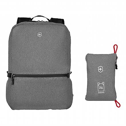 Mochila / Bolsas - Mochila Dobrável Victorinox Travel Accessories Edge - Capacidade de 25L - Cinza - 610939