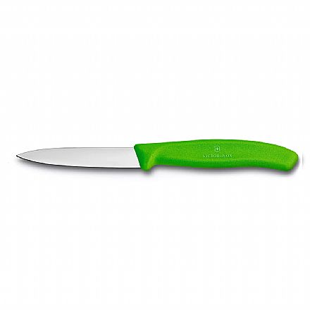 Acessórios - Faca Victorinox Swiss Classic - Lâmina Lisa - 8 cm - Verde - 6.7606.L114