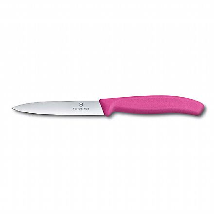 Acessórios - Faca Victorinox Swiss Classic - Lâmina Lisa - 10 cm - Rosa - 6.7706.L115