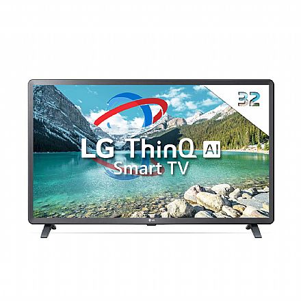 TVs - TV 32" LG 32LQ620BPSB - Smart TV - HD - HDR10 Pro - WebOS 22 - Wi-Fi e Bluetooth Integrado - HDMI/USB