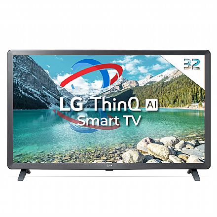 TVs - TV 32" LG 32LQ620BPSB - Smart TV - HD - HDR10 Pro - WebOS 22 - Wi-Fi e Bluetooth Integrado - HDMI/USB