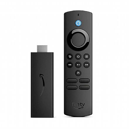 Players de Midia - Smart Box Streaming Player - Fire TV Stick Lite - Full HD - com Controle Remoto - Transforme TV em Smart TV - Wi-Fi - HDMI - B091G767YB