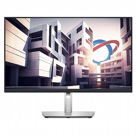 Monitor - Monitor 27" Dell P2723QE Profissional - 4K Ultra HD IPS - Regulagem de Altura e Rotação - HUB USB e RJ45 - HDMI/DisplayPort - Outlet - Garantia 90 dias