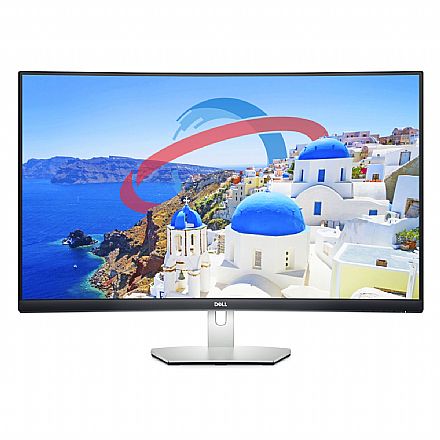 Monitor - Monitor 32" Dell S3222HN Curvo - Full HD - Painel VA - 75Hz - AMD FreeSync - HDMI - Outlet - Garantia 90 dias