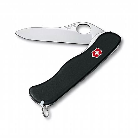 Ferramenta - Canivete Victorinox Sentinel One Hand Clip - 5 funções - Lamina Unica - Preto - 0.8416.M3