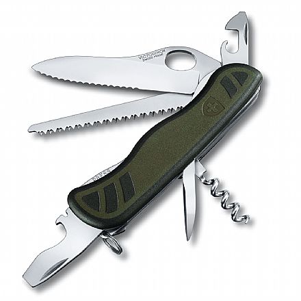 Ferramenta - Canivete Victorinox Soldier`s 08 - 10 funções - Verde e Preto - 0.8461.MWCH