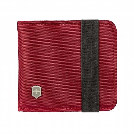 Acessórios - Carteira Victorinox Bi-Fold - Nylon - Porta Cartões, Moedas e Cédulas - Vermelho - 611968