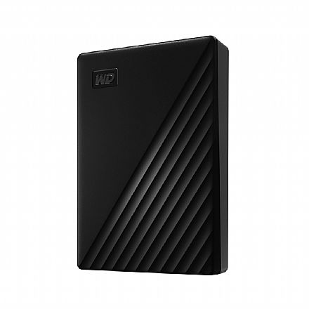 HD Externo - HD Externo 4TB Portátil Western Digital My Passport - USB 3.0 - Preto - WDBPKJ0040BBK-WESN