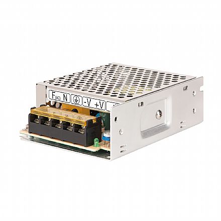 Segurança CFTV - Fonte Chaveada para CFTV - Tipo Colmeia - 12V 5A - para até 20 Câmeras - Intelbras EFM1205G2