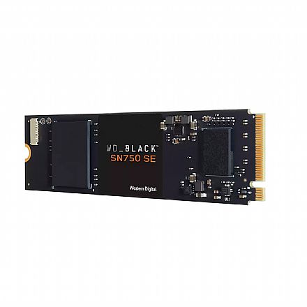 SSD - SSD M.2 500GB Western Digital Black SN750 SE - NVMe - Leitura 3600Mb/s Gravação 2000MB/s - WDS500G1B0E