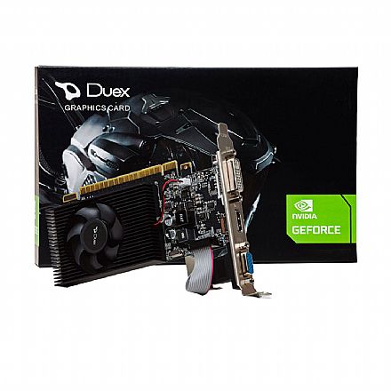 Placa de Vídeo - Placa de Vídeo GeForce GT 730 4GB GDDR3 128bits - Duex - DX-GT730LP-4GD3