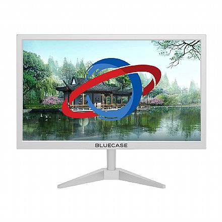 Monitor - Monitor 19" Bluecase BM19X1HVWW - LED - 60HZ - Resolução 1440 x 900 pixels - Ajuste de Inclinação - Suporte VESA - HDMI/VGA - Widescreen - Branco