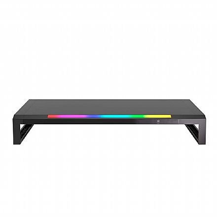 Suporte de Monitor/TV - Base para Monitor Bright 27" - Iluminação RGB - HUB USB - SMN003