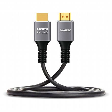 Cabo & Adaptador - Cabo HDMI 2.1 - 2 Metros - 8K 60Hz / 4K 120Hz - Comtac 22129400