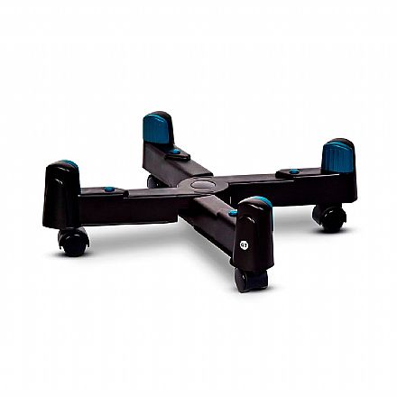 Móveis - Suporte para Computador com Rodas Goldentec 66484 - Ajustável e Móvel