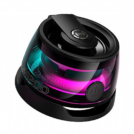 Caixa de Som - Caixa de Som Portátil Edifier Hecate X G200 - Bluetooth 5.3 - 3W RMS - Iluminação RGB