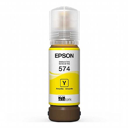 Cartucho - Refil de Tinta Epson T574420 - 70ml - Amarelo - Para Multifuncionais Tanque de Tinta Epson L8050 / L18050