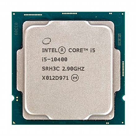 Processador Intel - Intel® Core i5 10400 - LGA 1200 - 2.9GHz (4.30GHz Turbo) - Cache 12MB - 10ª Geração - OEM