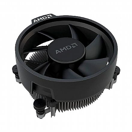 Cooler para Processador AMD Wraith Stealth - AM4 / AM5 - 90mm - Preto Cooler CPU - Cooler para Processador AMD Wraith Stealth - AM4 / AM5 - 90mm - Preto