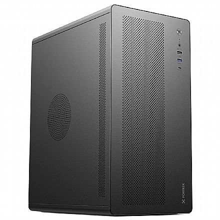 Gabinete - Gabinete Fortrek GO22 Premium - Micro ATX - Preto - 85739